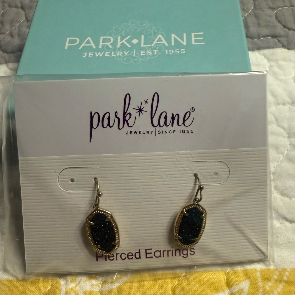 Park Lane Kerri Earrings gold & black
